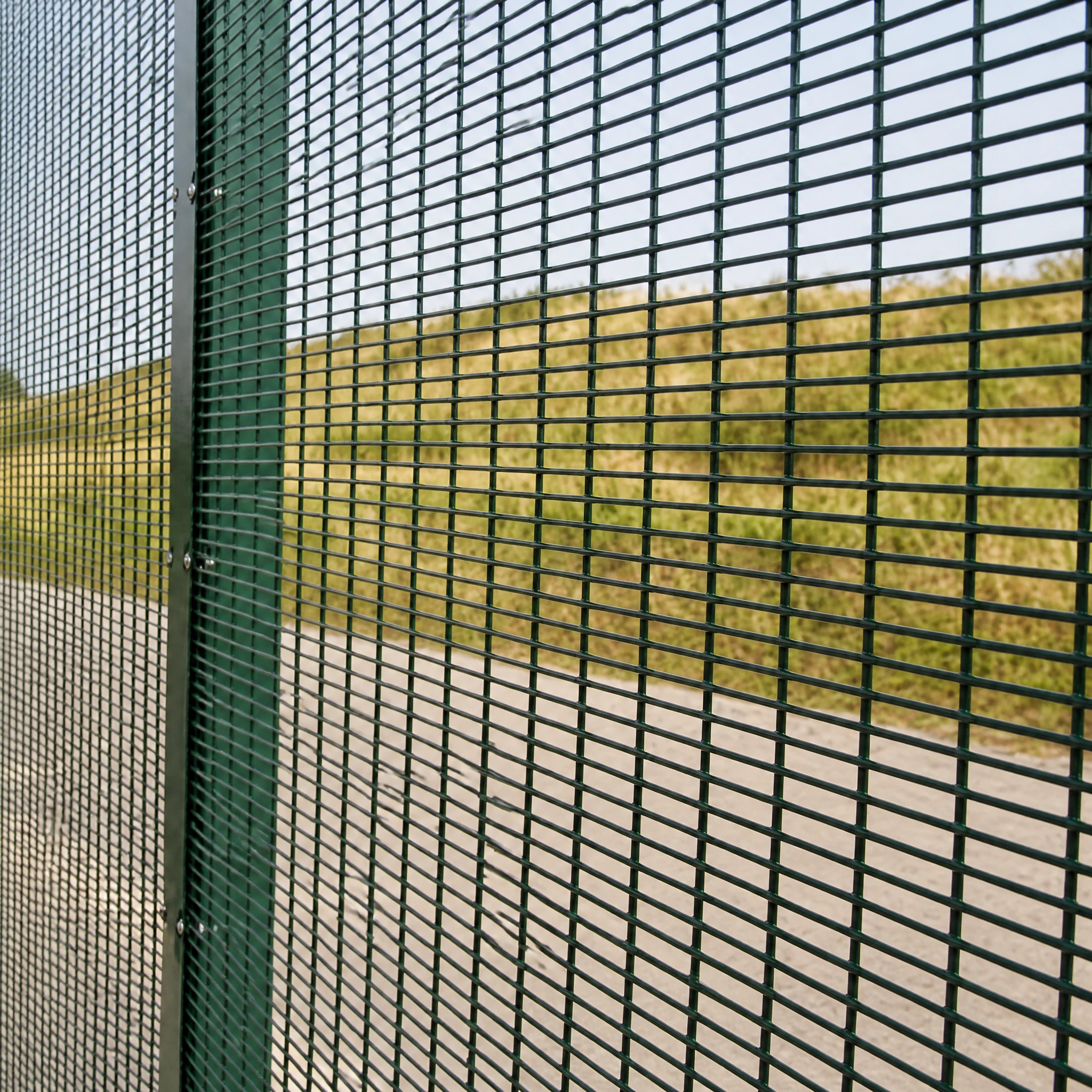 Galvanized welded fence panels