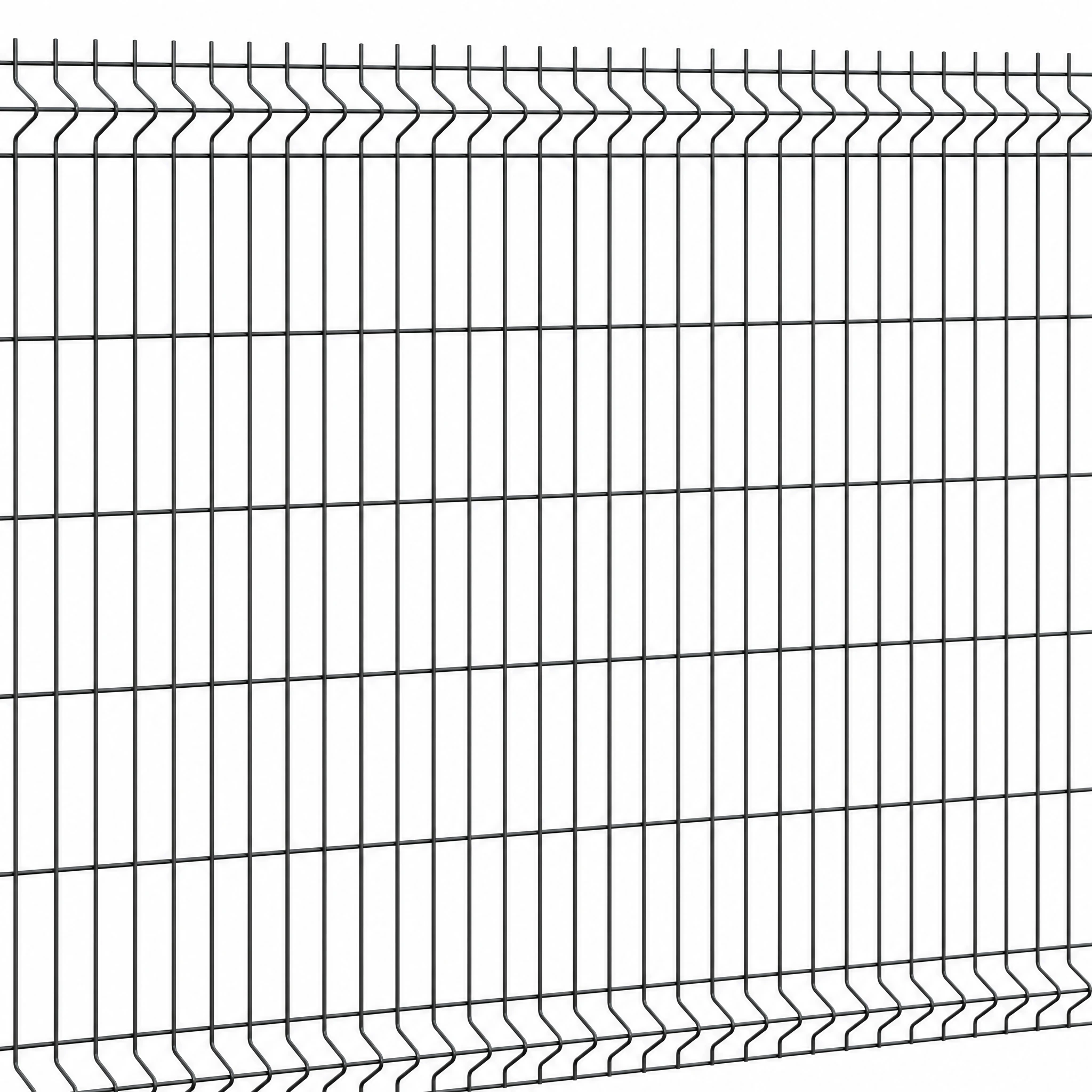 Welded wire fence panels