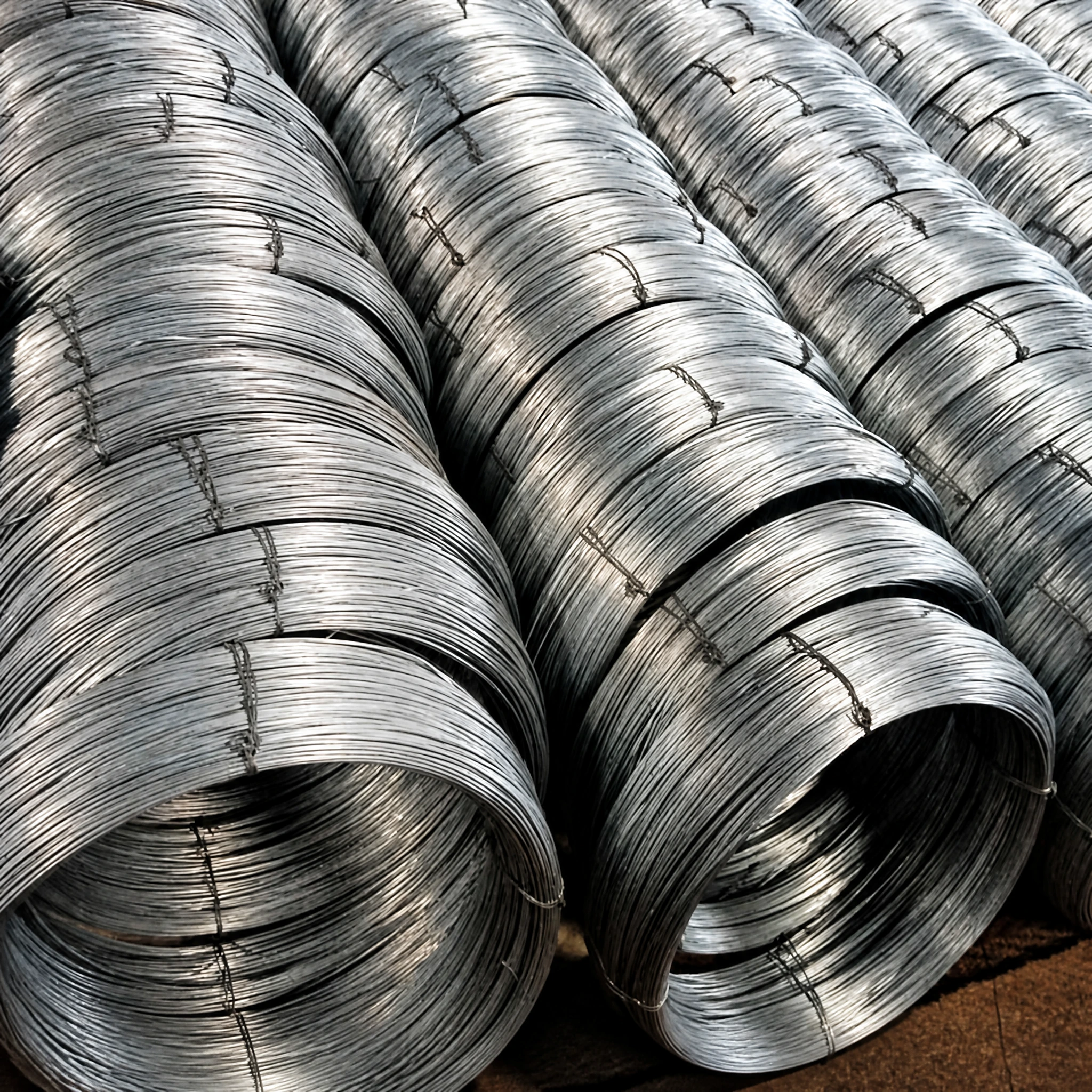 Steel wire surface and coil packaging