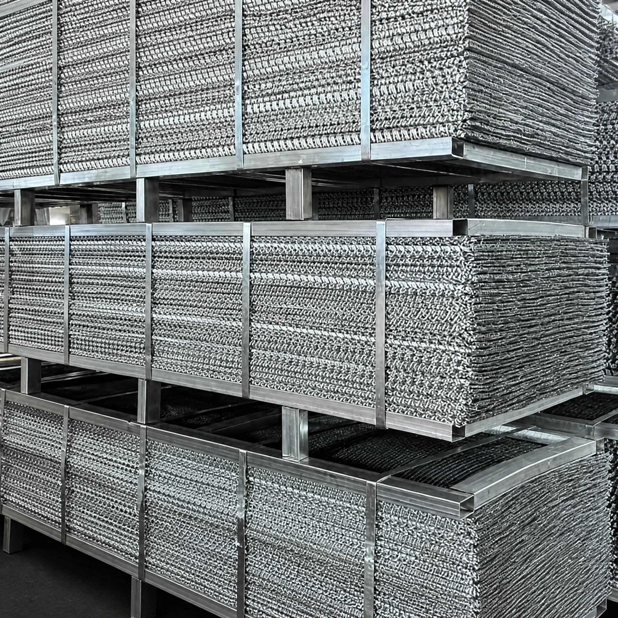 Product packing at AlliedMesh factory